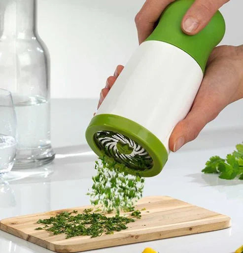 Herb Grinder & Spice Mill – Manual Parsley Shredder and Chopper